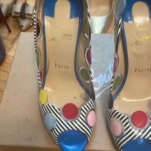 Lovely Christian louboutin. 38. No box no dustbag. Pre-owned in good condition.